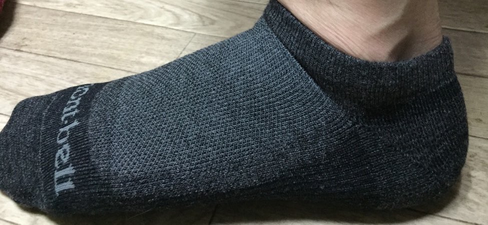 実際に履いてみたとこ
